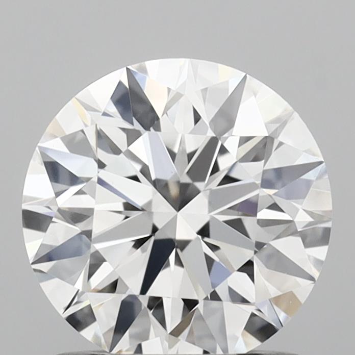 1.08 Carat Round Shaped, Ideal Cut, D Color, VS1 Clarity, IGI Certified Lab Grown Diamond