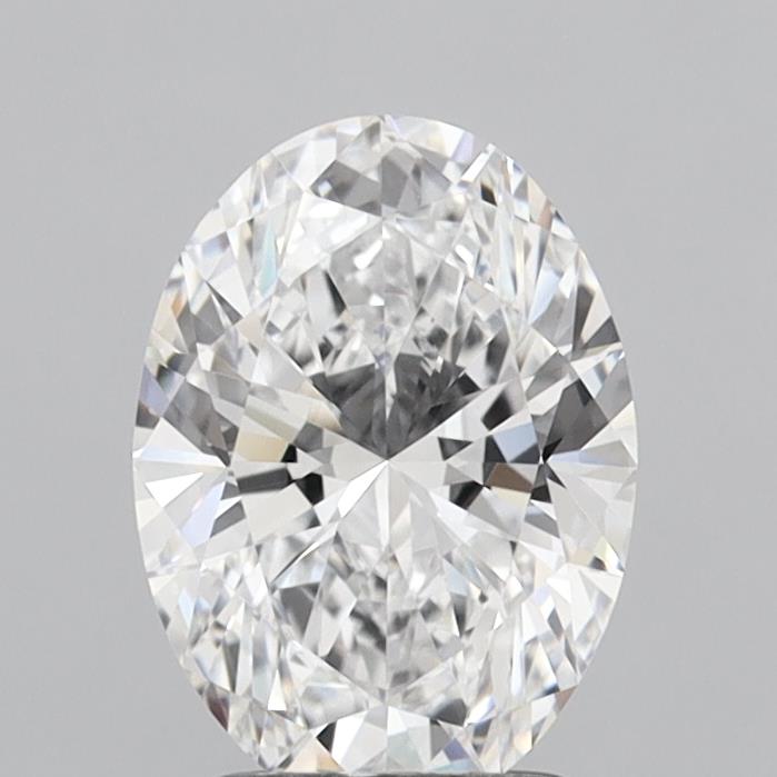 2.01 Carat Oval Shaped, Ideal Cut, D Color, VVS1 Clarity, IGI Certified Lab Grown Diamond