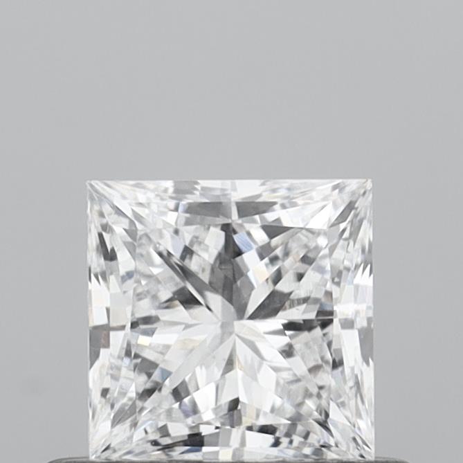 0.56 Carat Princess Shaped, Very Good Cut, D Color, VVS2 Clarity, IGI Certified Lab Grown Diamond