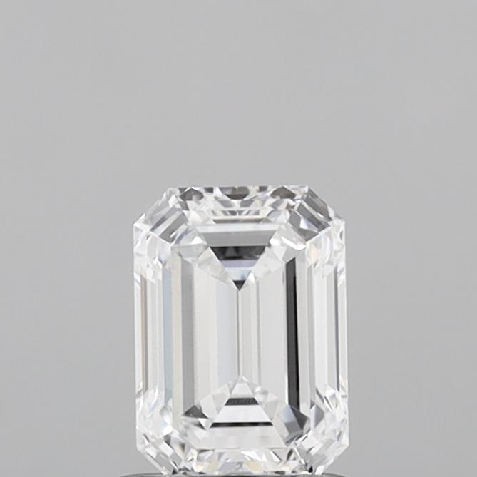 1.01 Carat Emerald Shaped, Ideal Cut, D Color, IF Clarity, IGI Certified Lab Grown Diamond