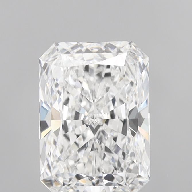 1.90 Carat Radiant Shaped, Ideal Cut, D Color, VVS1 Clarity, IGI Certified Lab Grown Diamond