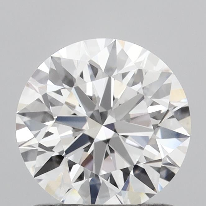 1.08 Carat Round Shaped, Ideal Cut, D Color, VVS2 Clarity, IGI Certified Lab Grown Diamond