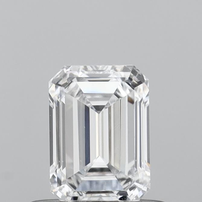 0.55 Carat Emerald Shaped, Very Good Cut, D Color, VS1 Clarity, IGI Certified Lab Grown Diamond
