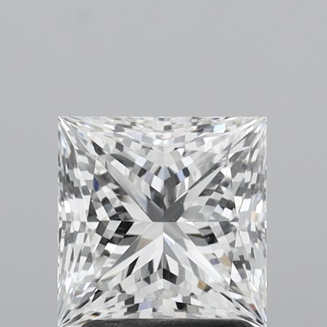2.02 Carat Princess Shaped, Ideal Cut, F Color, VVS1 Clarity, IGI Certified Lab Grown Diamond