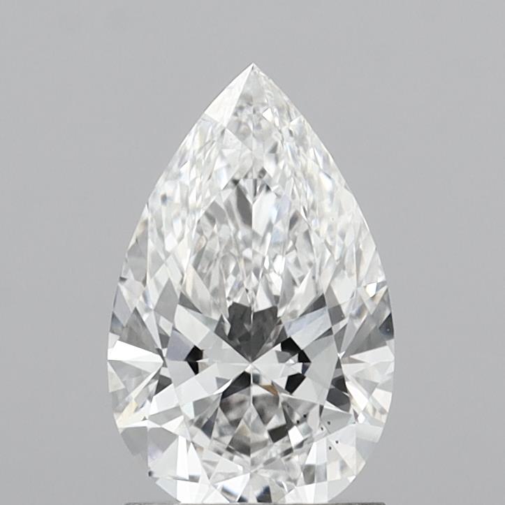 1.55 Carat Pear Shaped, Ideal Cut, E Color, VS2 Clarity, IGI Certified Lab Grown Diamond