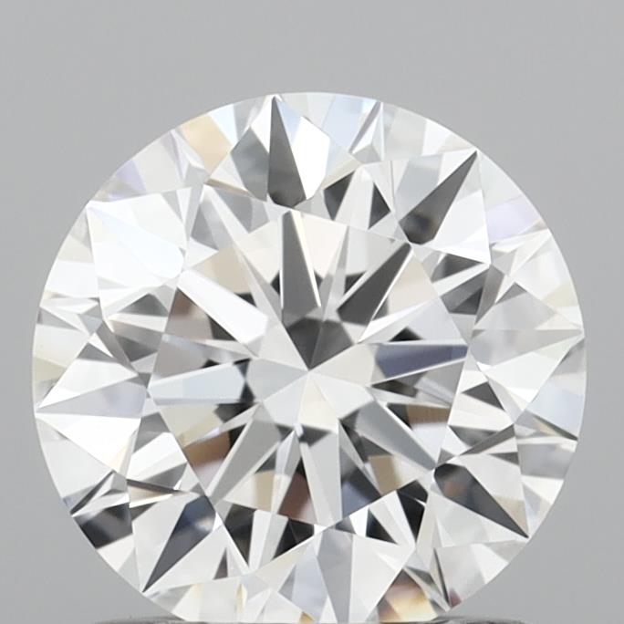 1.07 Carat Round Shaped, Ideal Cut, D Color, VVS2 Clarity, IGI Certified Lab Grown Diamond