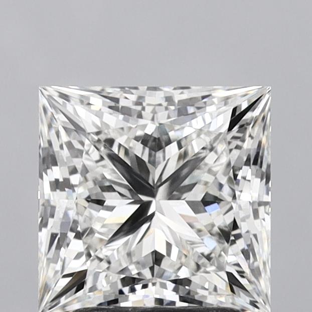 2.35 Carat Princess Shaped, Ideal Cut, G Color, VS1 Clarity, IGI Certified Lab Grown Diamond