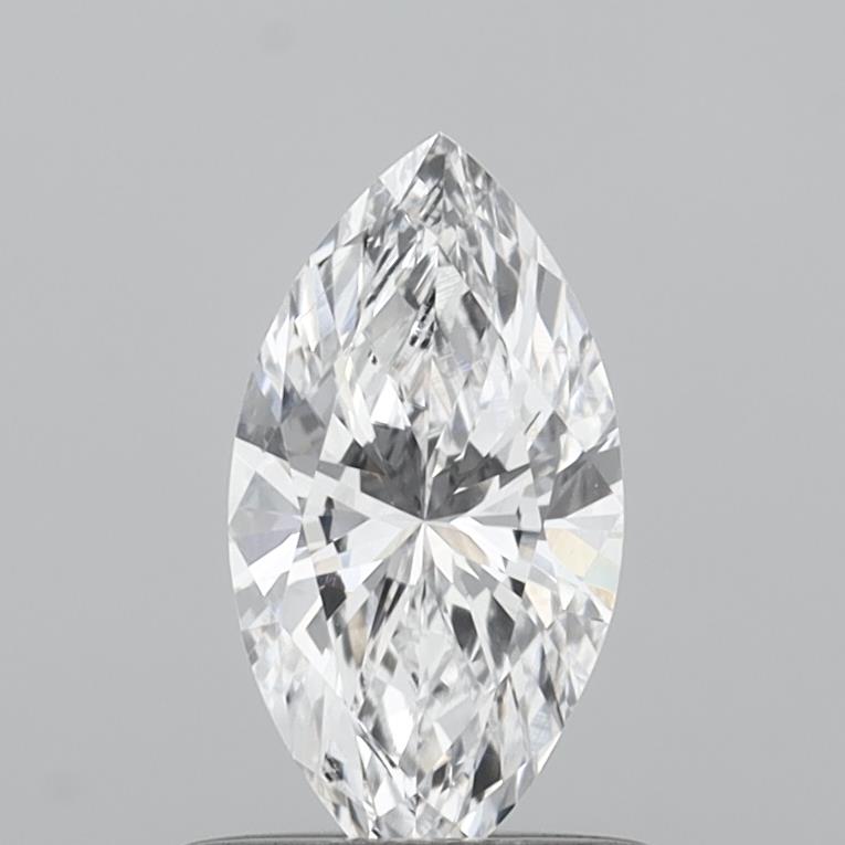 0.57 Carat Marquise Shaped, Very Good Cut, D Color, VVS2 Clarity, IGI Certified Lab Grown Diamond