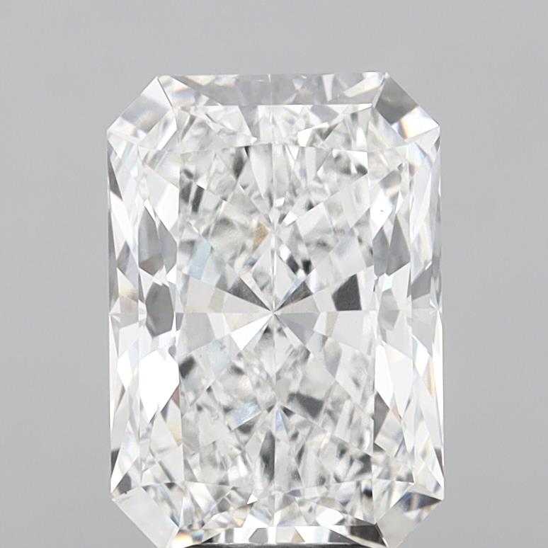 6.03 Carat Radiant Shaped, Ideal Cut, E Color, VS1 Clarity, IGI Certified Lab Grown Diamond