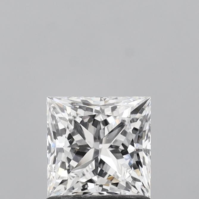 1.04 Carat Princess Shaped, Ideal Cut, D Color, IF Clarity, IGI Certified Lab Grown Diamond
