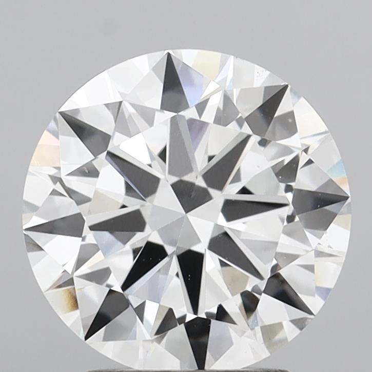 2.51 Carat Round Shaped, Excellent Cut, D Color, VS1 Clarity, IGI Certified Lab Grown Diamond