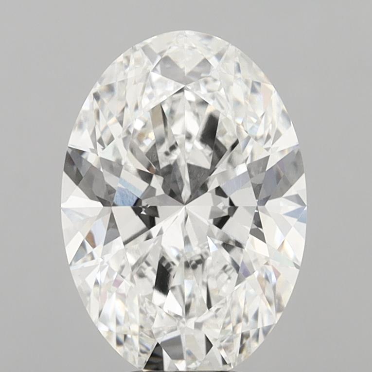 6.03 Carat Oval Shaped, Ideal Cut, E Color, VS1 Clarity, IGI Certified Lab Grown Diamond