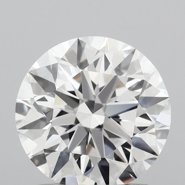 1.30 Carat Round Shaped, Ideal Cut, D Color, VVS2 Clarity, IGI Certified Lab Grown Diamond