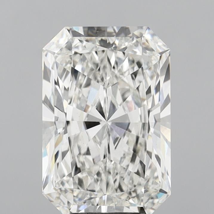 5.08 Carat Radiant Shaped, Ideal Cut, F Color, VS1 Clarity, IGI Certified Lab Grown Diamond