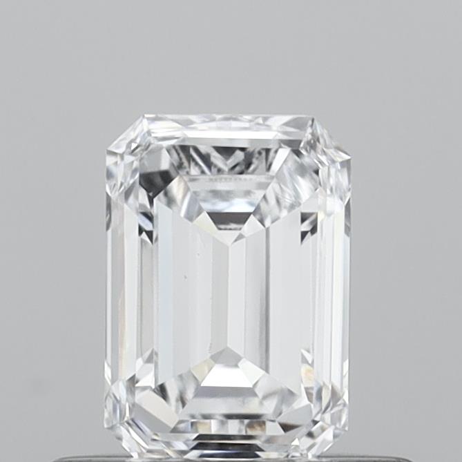 0.53 Carat Emerald Shaped, Very Good Cut, E Color, VS1 Clarity, IGI Certified Lab Grown Diamond