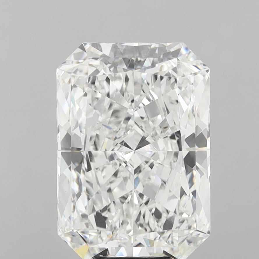 10.02 Carat Radiant Shaped, Ideal Cut, F Color, VVS2 Clarity, IGI Certified Lab Grown Diamond