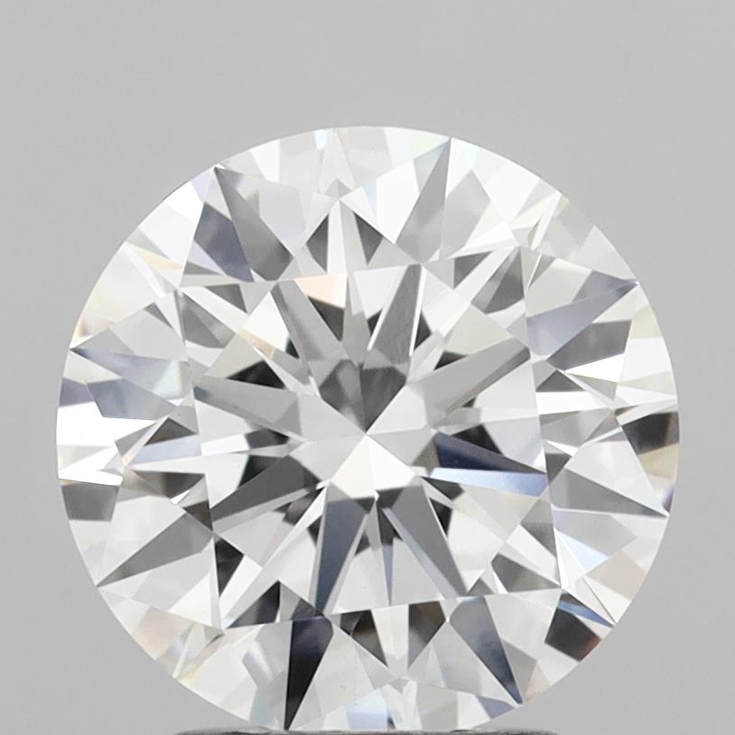 2.52 Carat Round Shaped, Ideal Cut, D Color, VVS2 Clarity, IGI Certified Lab Grown Diamond