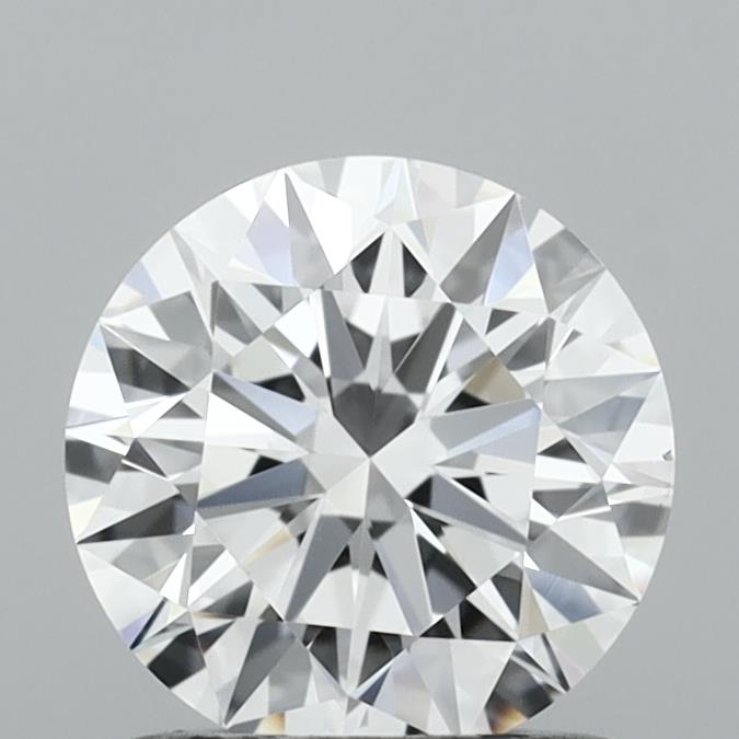 1.07 Carat Round Shaped, Ideal Cut, D Color, VVS2 Clarity, IGI Certified Lab Grown Diamond