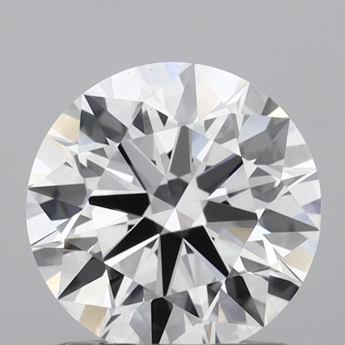 1.02 Carat Round Shaped, Ideal Cut, D Color, VS2 Clarity, IGI Certified Lab Grown Diamond