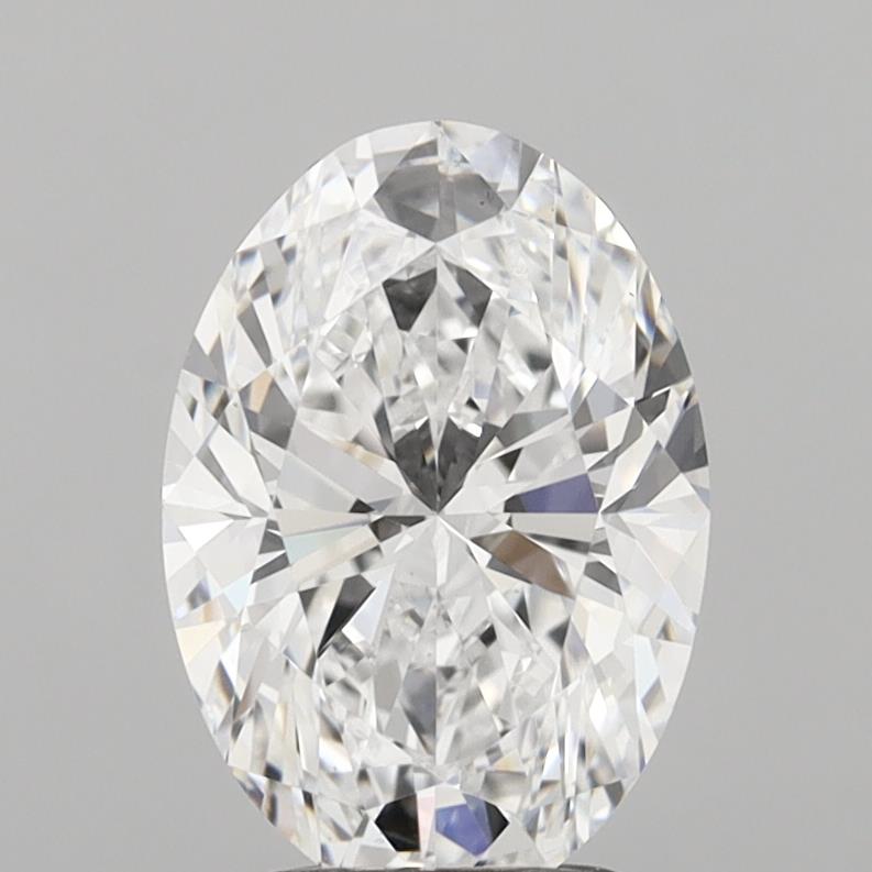 3.03 Carat Oval Shaped, Excellent Cut, D Color, VVS1 Clarity, IGI Certified Lab Grown Diamond