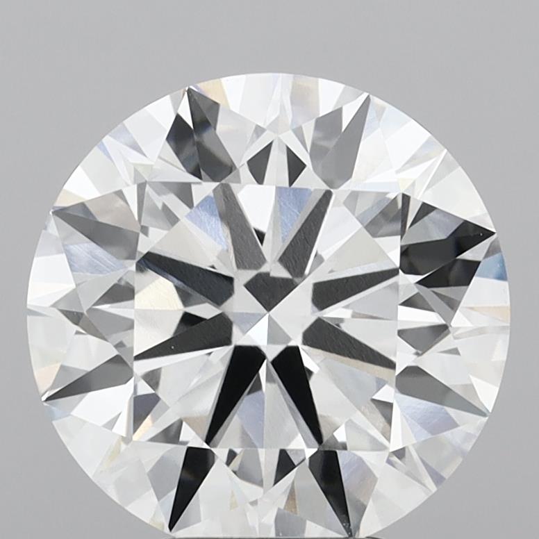 5.26 Carat Round Shaped, Ideal Cut, E Color, VVS2 Clarity, IGI Certified Lab Grown Diamond