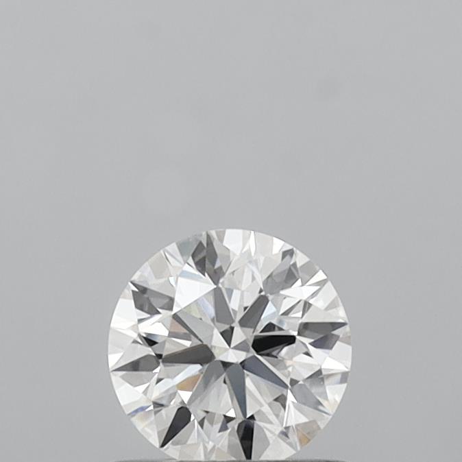 0.63 Carat Round Shaped, Ideal Cut, D Color, VS2 Clarity, IGI Certified Lab Grown Diamond