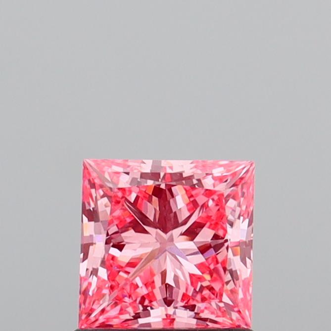 1.03 Carat Princess Shaped, Ideal Cut, VS1 Clarity, IGI Certified Lab Grown Diamond