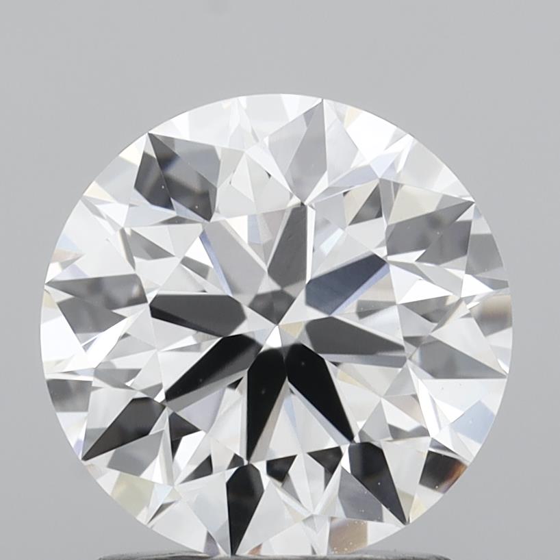 1.50 Carat Round Shaped, Ideal Cut, D Color, VVS2 Clarity, IGI Certified Lab Grown Diamond