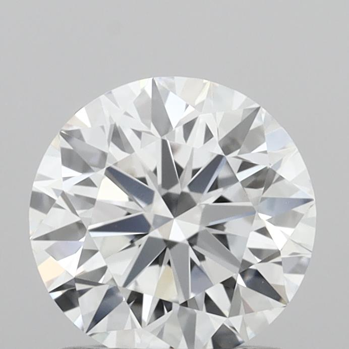 1.08 Carat Round Shaped, Excellent Cut, D Color, VVS2 Clarity, IGI Certified Lab Grown Diamond