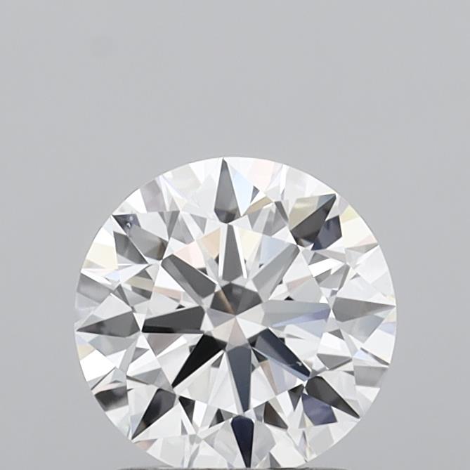 1.54 Carat Round Shaped, Ideal Cut, D Color, VS1 Clarity, IGI Certified Lab Grown Diamond