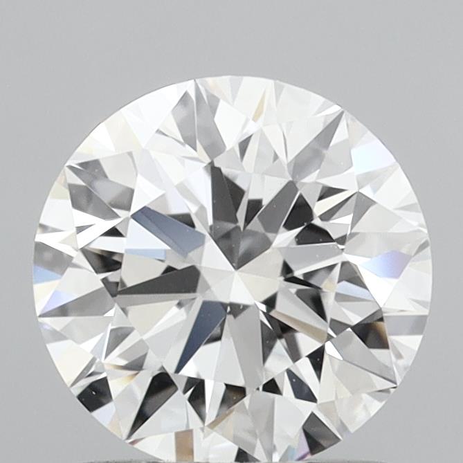 1.23 Carat Round Shaped, Ideal Cut, D Color, VVS2 Clarity, IGI Certified Lab Grown Diamond