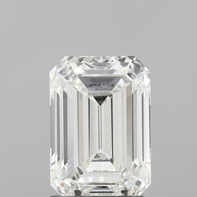 1.59 Carat Emerald Shaped, Ideal Cut, G Color, VVS2 Clarity, IGI Certified Lab Grown Diamond