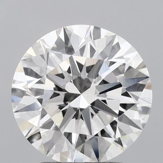 2.74 Carat Round Shaped, Ideal Cut, F Color, VVS2 Clarity, IGI Certified Lab Grown Diamond