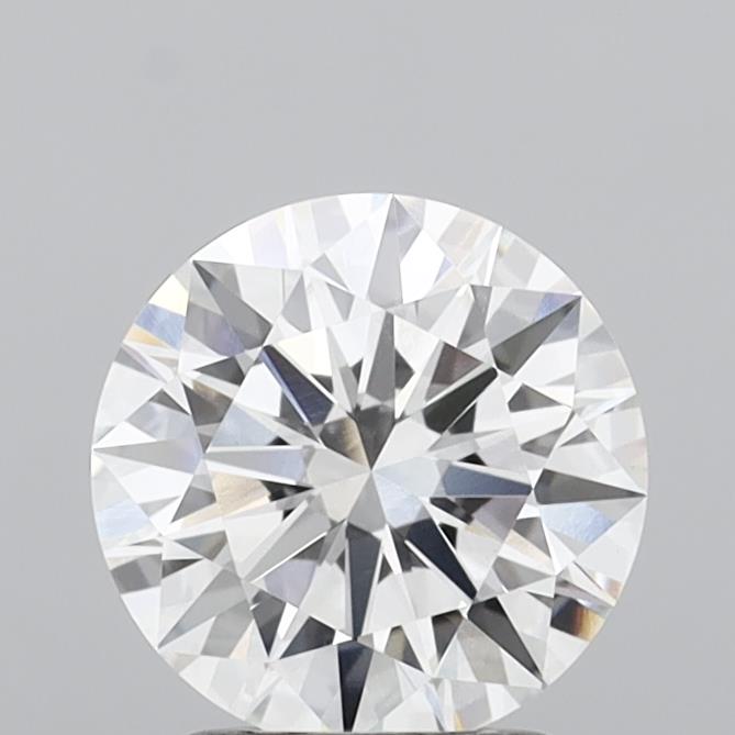 2.02 Carat Round Shaped, Ideal Cut, F Color, VVS2 Clarity, IGI Certified Lab Grown Diamond