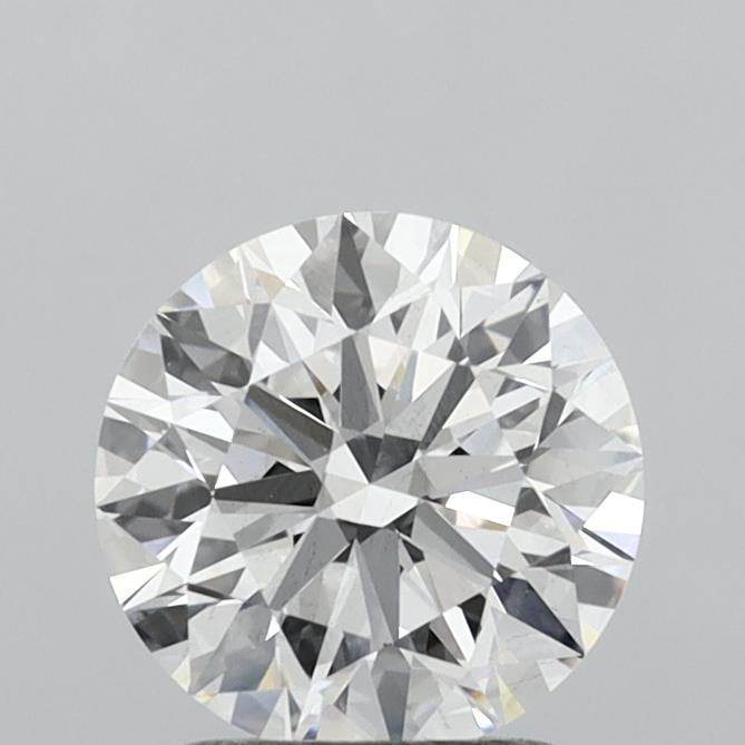 1.84 Carat Round Shaped, Ideal Cut, F Color, VS2 Clarity, IGI Certified Lab Grown Diamond