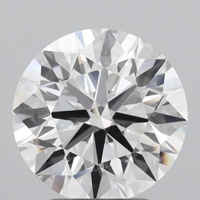 3.02 Carat Round Shaped, Ideal Cut, E Color, VVS2 Clarity, IGI Certified Lab Grown Diamond