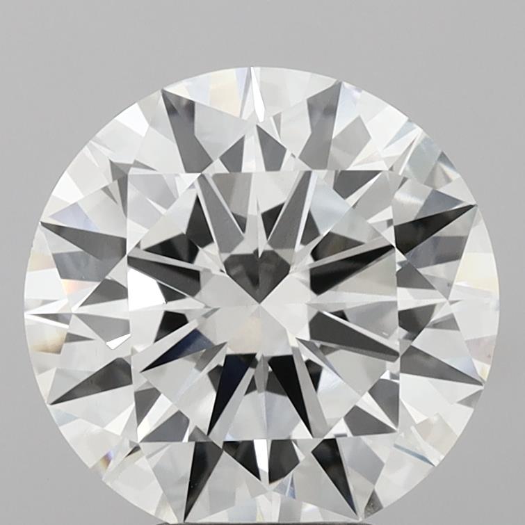 5.00 Carat Round Shaped, Excellent Cut, F Color, VS1 Clarity, IGI Certified Lab Grown Diamond
