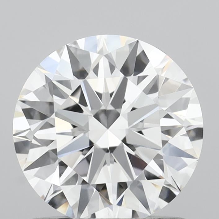 1.09 Carat Round Shaped, Ideal Cut, D Color, VVS2 Clarity, IGI Certified Lab Grown Diamond