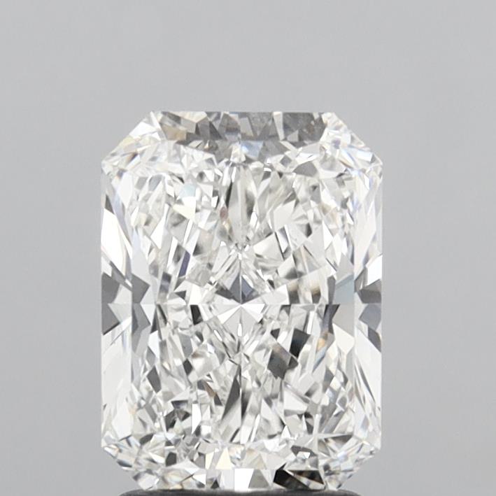 1.97 Carat Radiant Shaped, Ideal Cut, F Color, VVS2 Clarity, IGI Certified Lab Grown Diamond