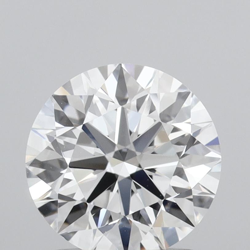 1.27 Carat Round Shaped, Ideal Cut, D Color, VVS2 Clarity, IGI Certified Lab Grown Diamond