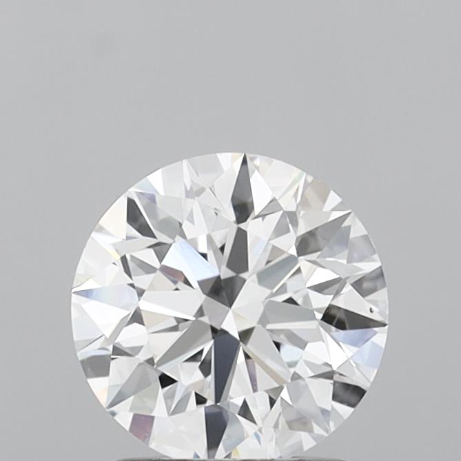 1.54 Carat Round Shaped, Ideal Cut, D Color, VVS2 Clarity, IGI Certified Lab Grown Diamond