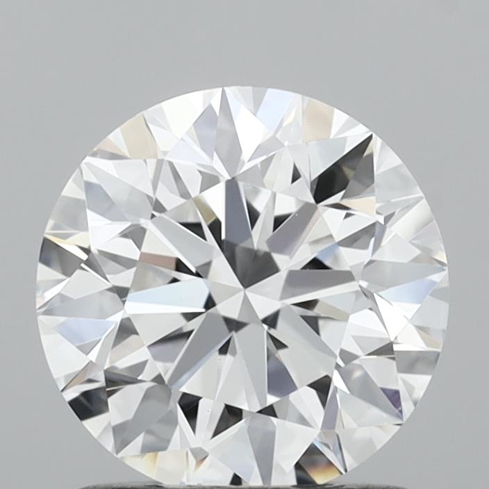 1.24 Carat Round Shaped, Excellent Cut, D Color, VVS2 Clarity, IGI Certified Lab Grown Diamond