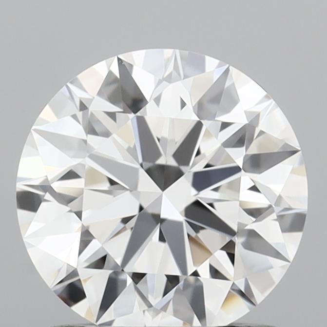 1.07 Carat Round Shaped, Ideal Cut, D Color, VVS2 Clarity, IGI Certified Lab Grown Diamond