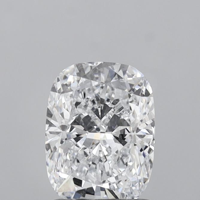1.20 Carat Cushion Shaped, Ideal Cut, D Color, VVS2 Clarity, IGI Certified Lab Grown Diamond