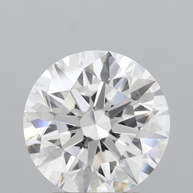 2.04 Carat Round Shaped, Ideal Cut, D Color, VVS2 Clarity, IGI Certified Lab Grown Diamond