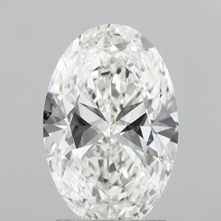 2.19 Carat Oval Shaped, Ideal Cut, F Color, VVS2 Clarity, IGI Certified Lab Grown Diamond