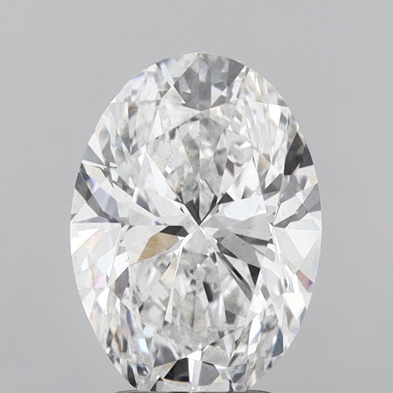 3.03 Carat Oval Shaped, Ideal Cut, E Color, SI1 Clarity, IGI Certified Lab Grown Diamond