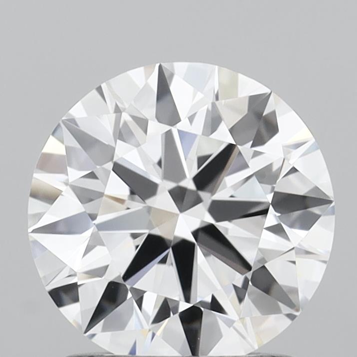 1.27 Carat Round Shaped, Ideal Cut, D Color, VVS2 Clarity, IGI Certified Lab Grown Diamond