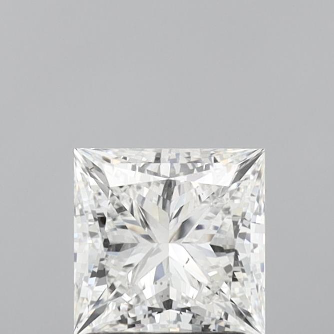 1.54 Carat Princess Shaped, Ideal Cut, F Color, VVS1 Clarity, IGI Certified Lab Grown Diamond