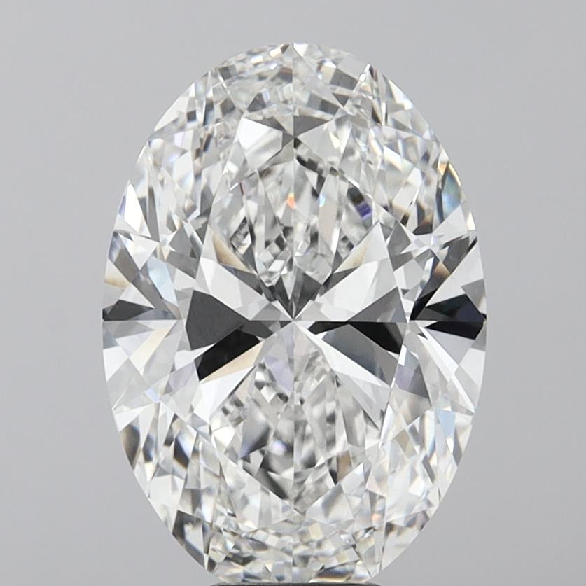 8.06 Carat Oval Shaped, Ideal Cut, F Color, VVS2 Clarity, IGI Certified Lab Grown Diamond